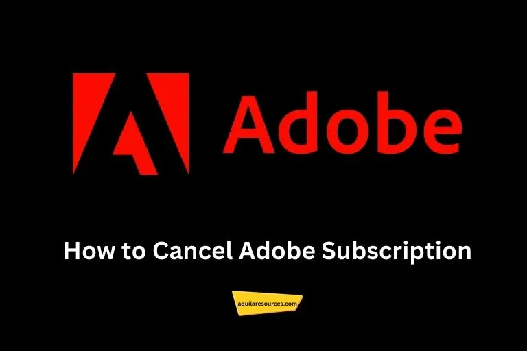 Cancel Adobe Subscription