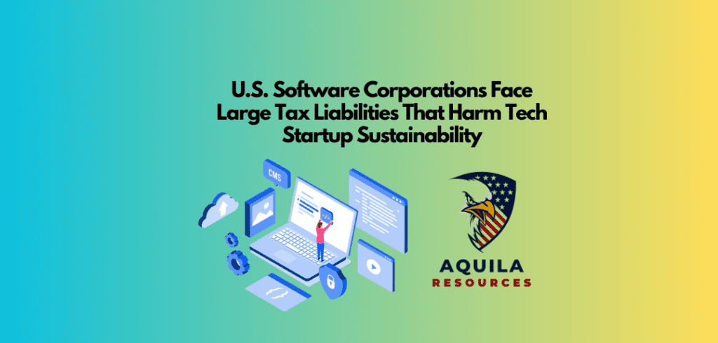 U.S. Software Corporations Face Large Tax Liabilities That Harm Tech Startup Sustainability