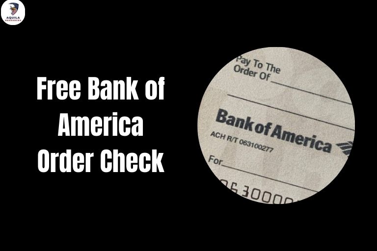 Free Bank of America Order Check