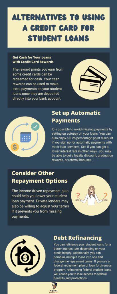 Alternatives to Using a Credit Card for Student Loans