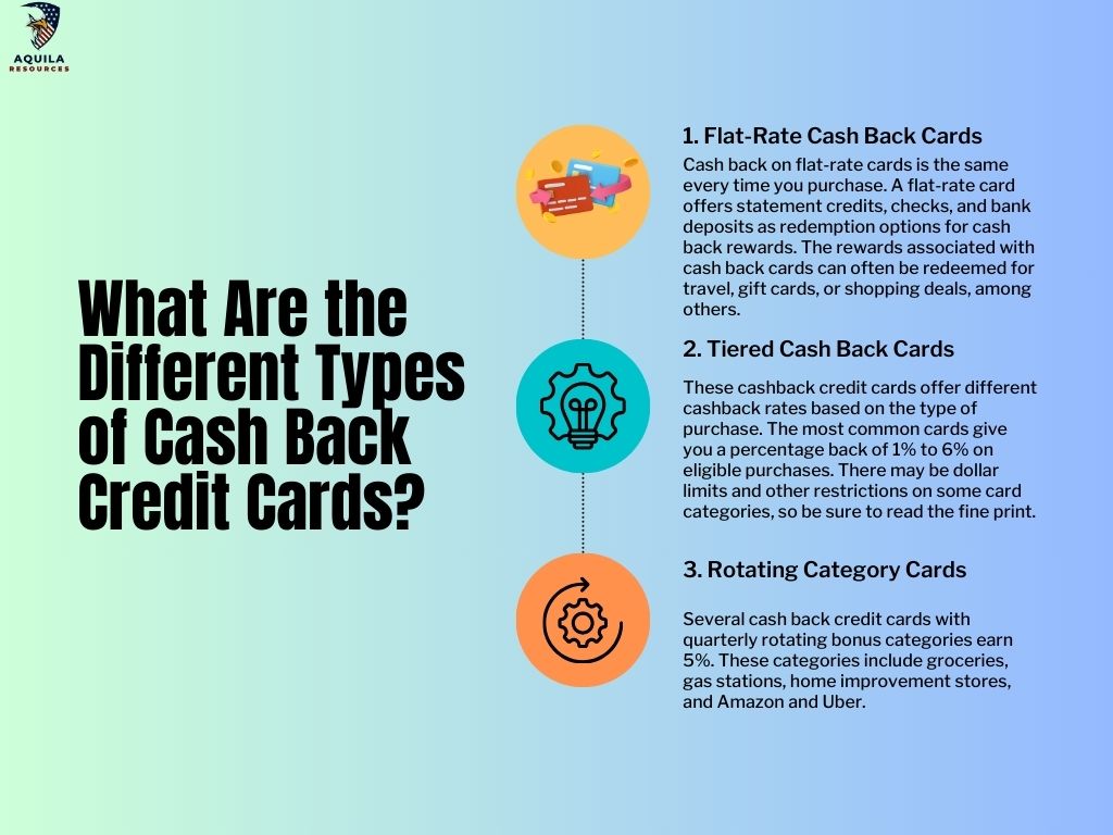 What Are the Different Types of Cash Back Credit Cards?