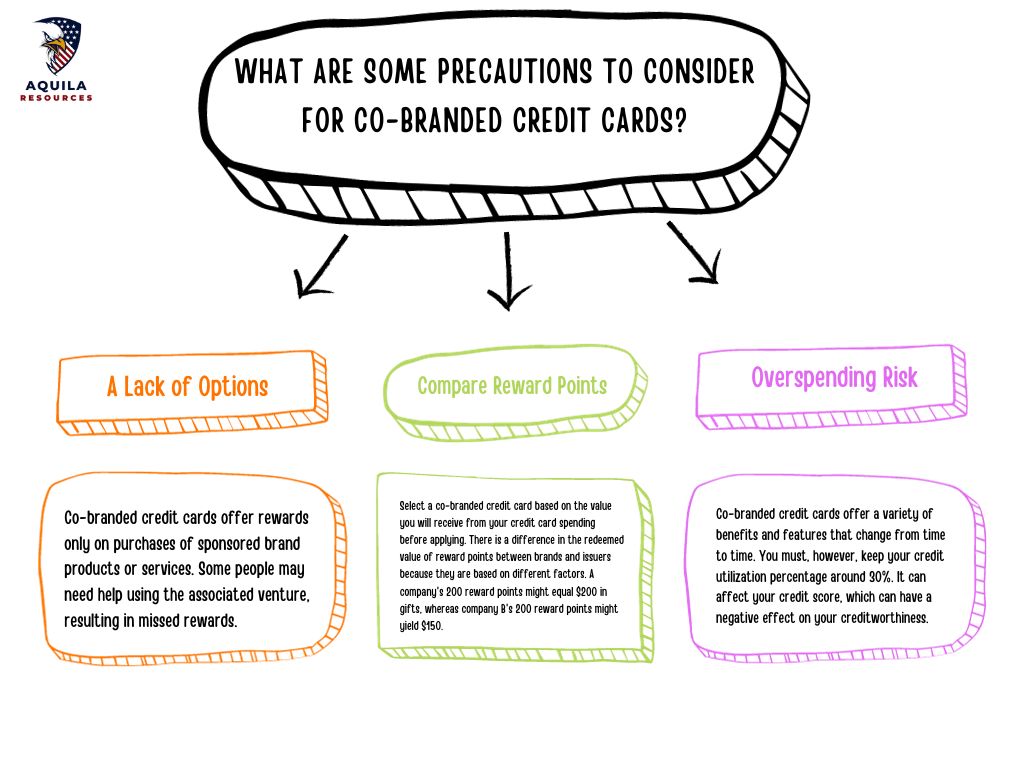 What Are Some Precautions to Consider For Co-Branded Credit Cards?