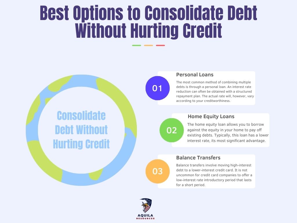Best Options to Consolidate Debt Without Hurting Credit