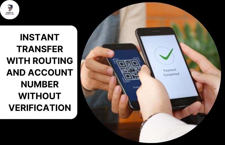 Instant Transfer With Routing And Account Number Without Verification